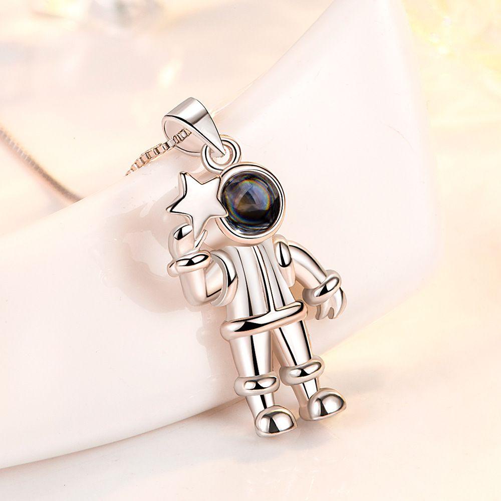 Vòng cổ Mạ Bạc 925 Thời Trang|Phi Hành Gia.Vòng Cổ Choker Thời Trang Cá Tính