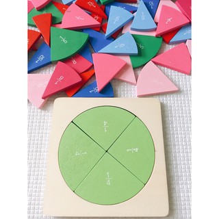 [GIÁO_CỤ_MONTESSORI] Đĩa học phân số