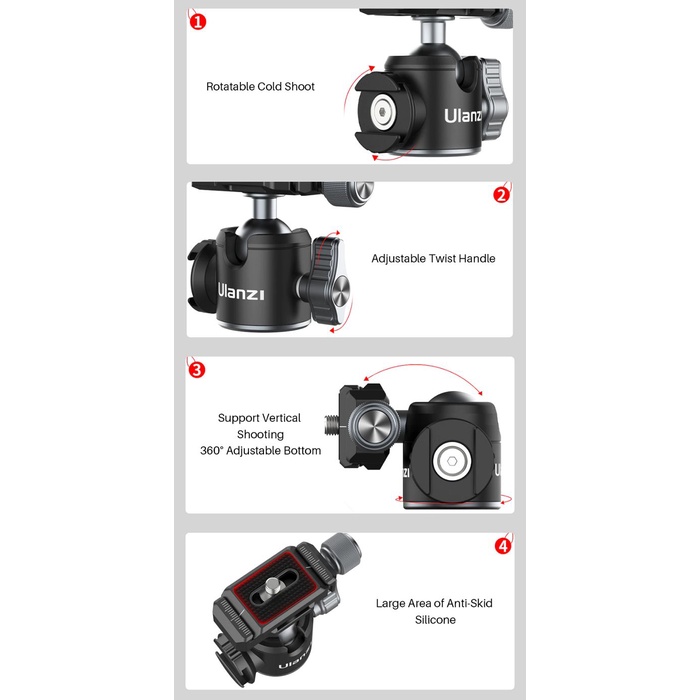 Ball head mini Ulanzi U60