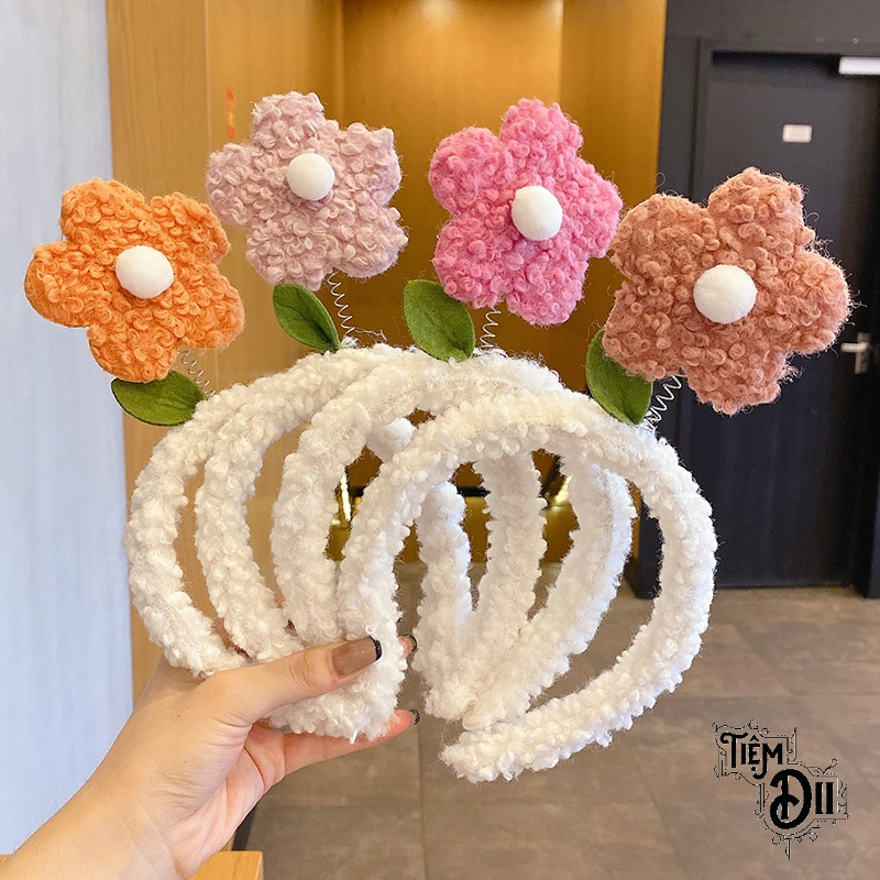 Bờm Tóc Băng Đô Tóc Dễ Thương Nhiều Hình Thù Dành Tặng Bạn Gái Bờm Gài Tóc Để Rửa Mặt Makeup Hoặc Khi Ăn Uống