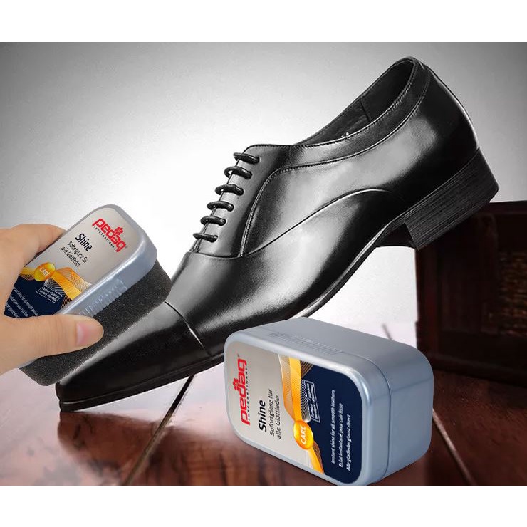 Xi mút đánh bóng giày nhanh cao cấp Pedag Shine Sponge sử dụng được trên tất cả các màu da