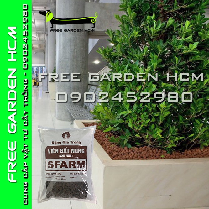 BAO 50dm3  ĐẤT NUNG SFARM/ SỎI NHẸ