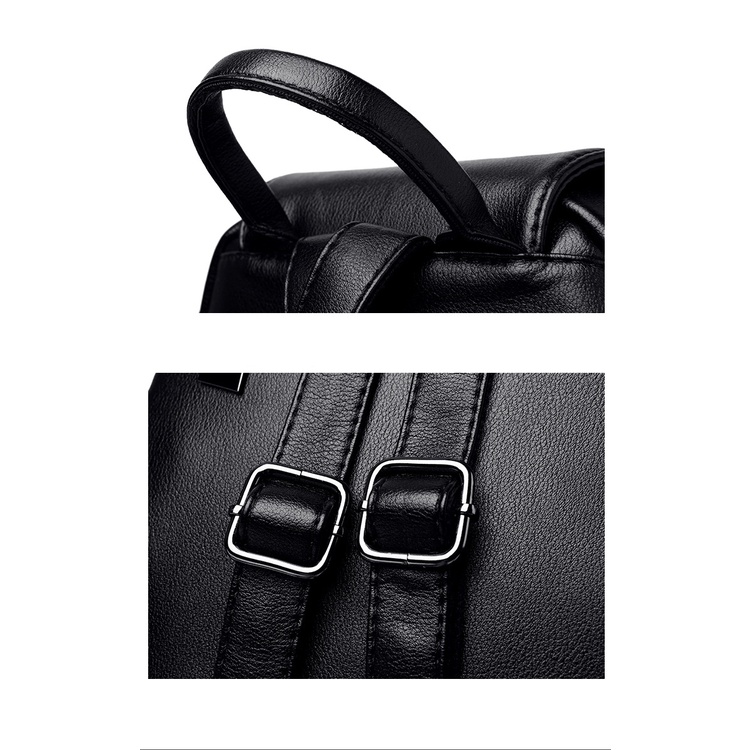 Ba Lô Chuwanglin Chất Liệu Da Sức Chứa Lớn Chống Trộm Cho Nữ