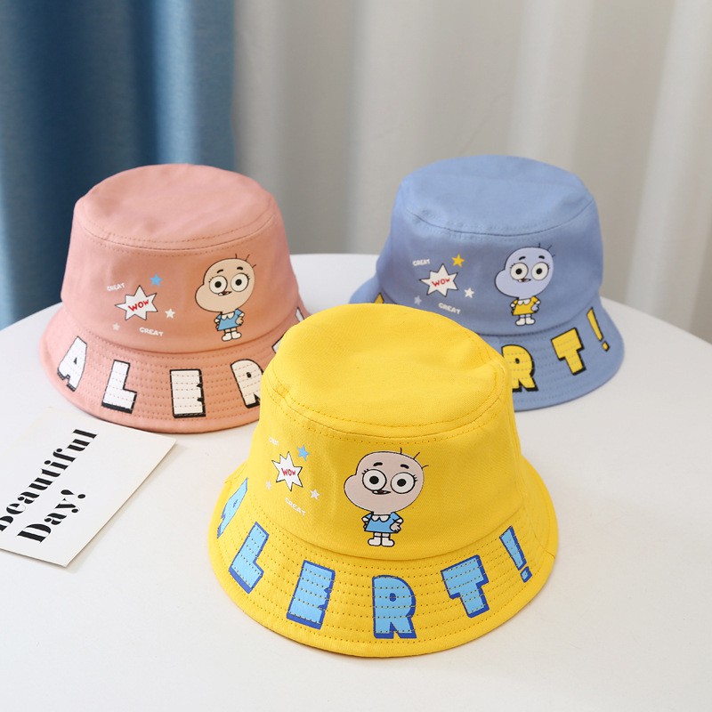 Mũ nón trẻ em vành tròn cho bé gái 3 - 4 tuổi (MUTE13)