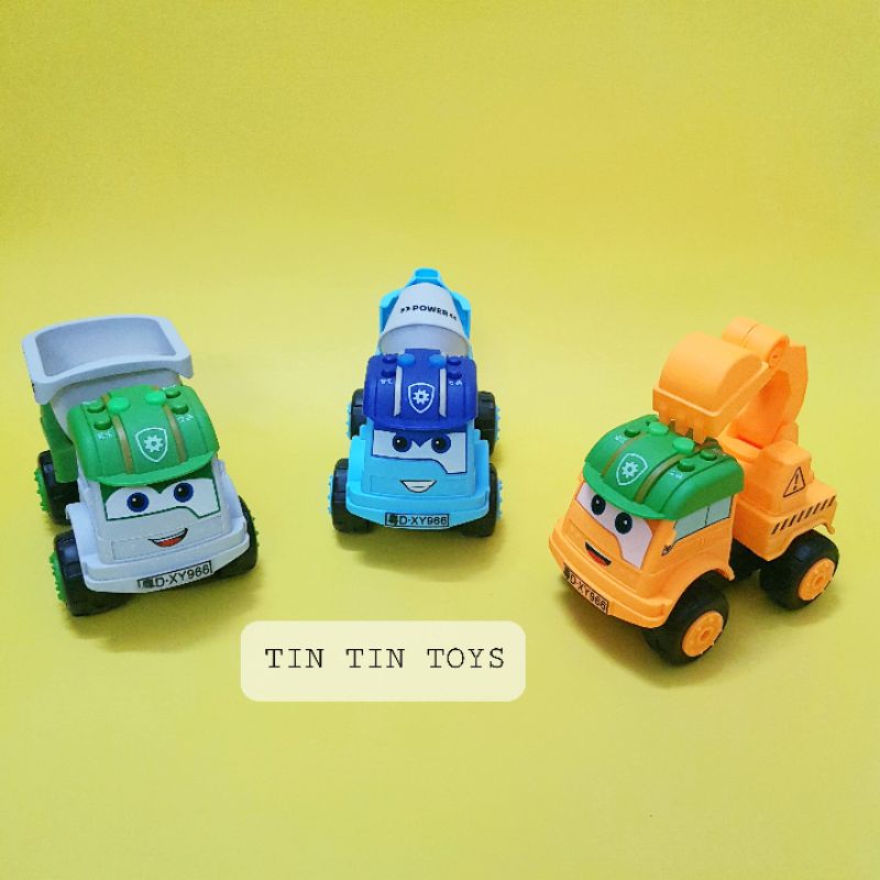 [CHẠY TRỚN-ĐÈN-NHẠC] Đồ chơi xe poli 20cm