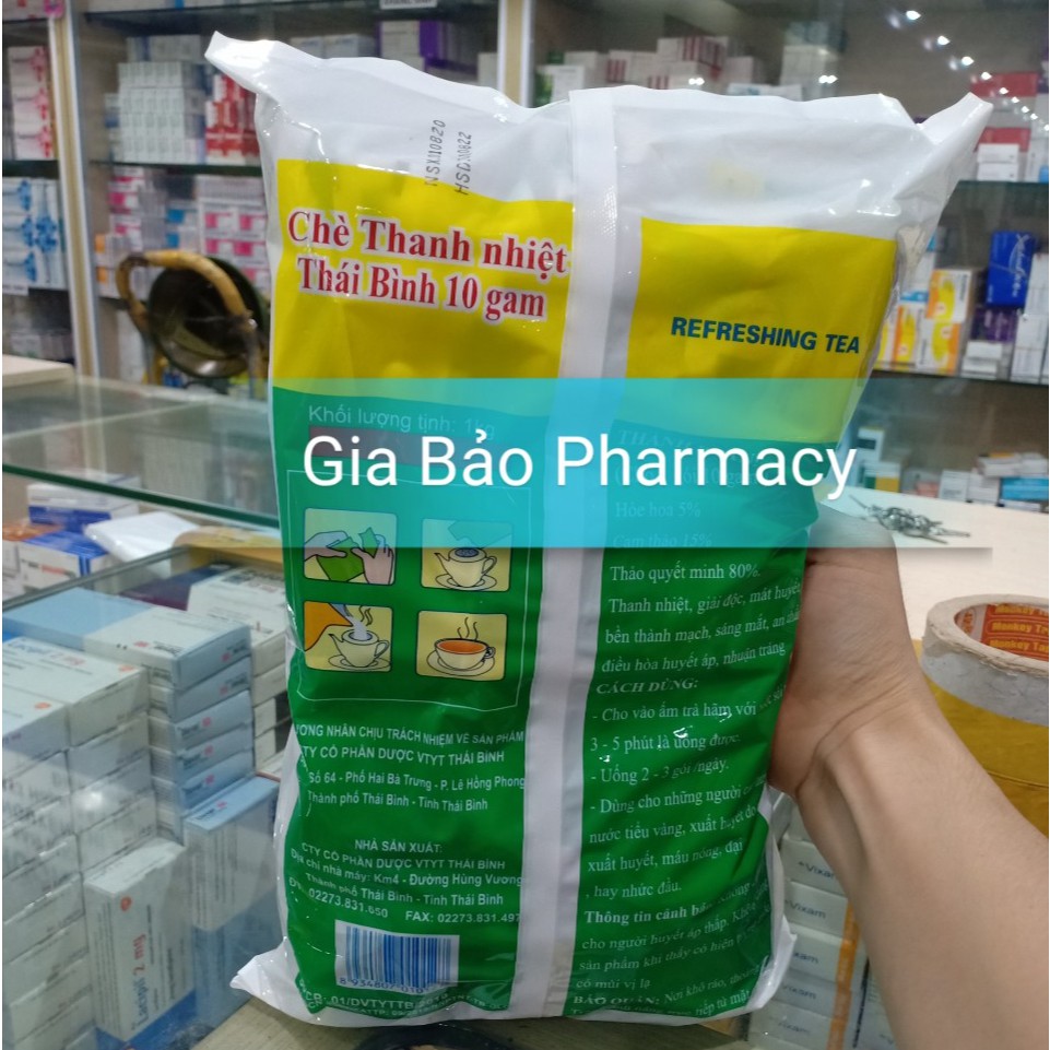 CHÈ THANH NHIỆT THÁI BÌNH bich 100 gói