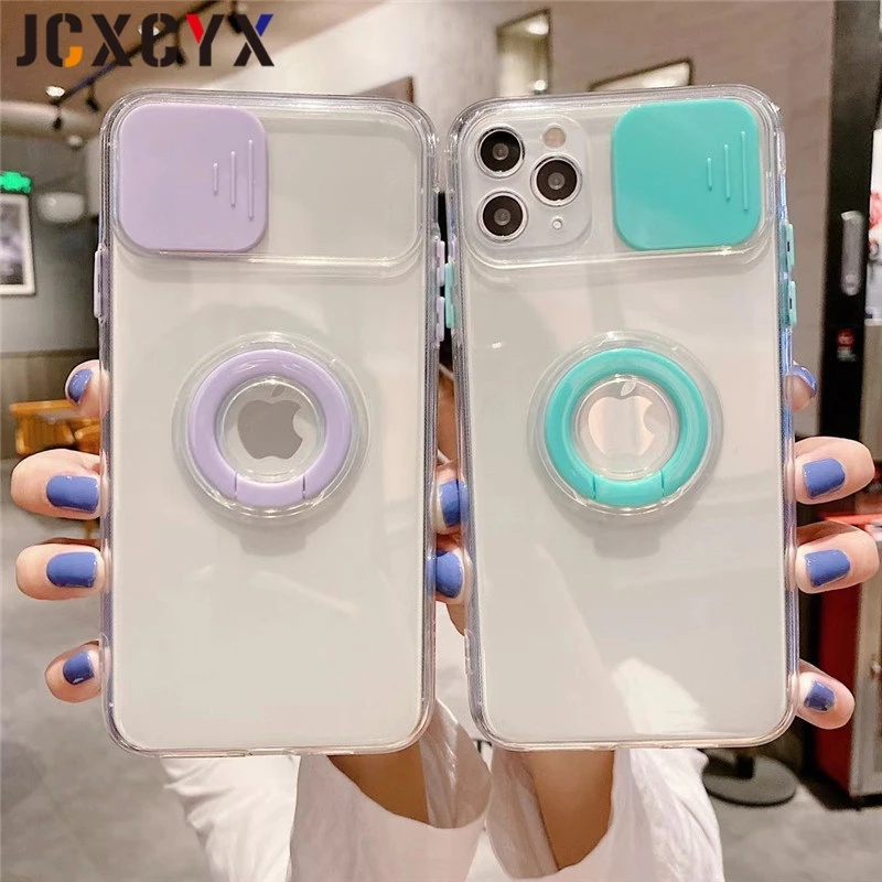 Ốp điện thoại mềm chống sốc nắp trượt bảo vệ camera cho Realme C21y C25 C25S C21 C20 C15 C12 C11 C17