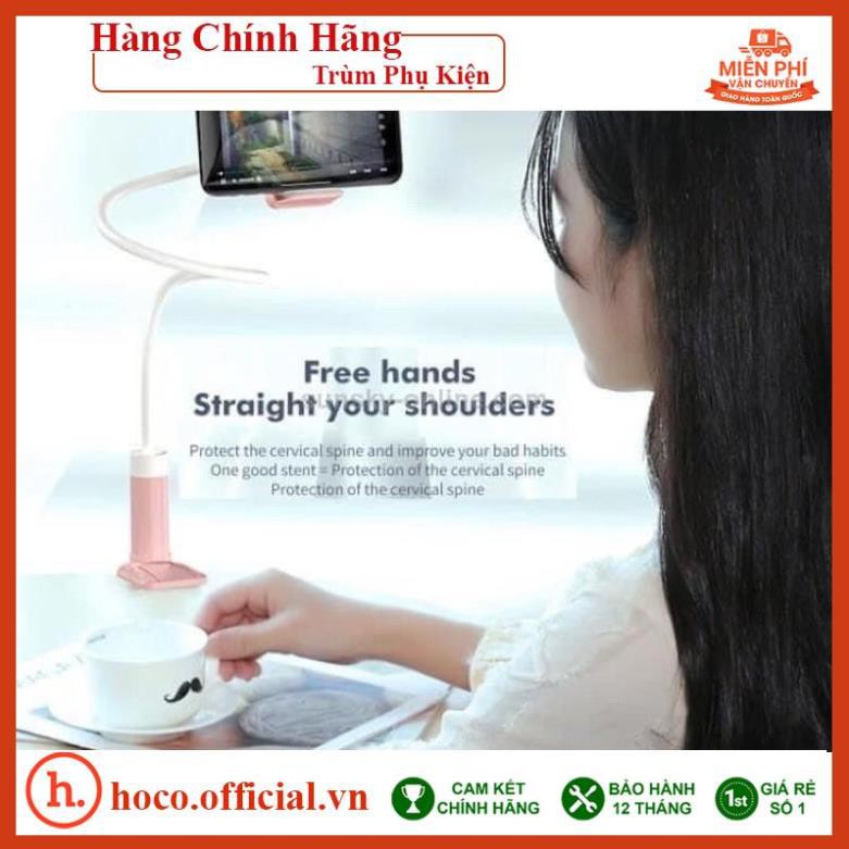 giá đỡ điện thoại Hoco PH23 chính hãng, kẹp đỡ siêu chắc chắn kẹp bàn giữ điện thoại khi xem phim livestream | BigBuy360 - bigbuy360.vn