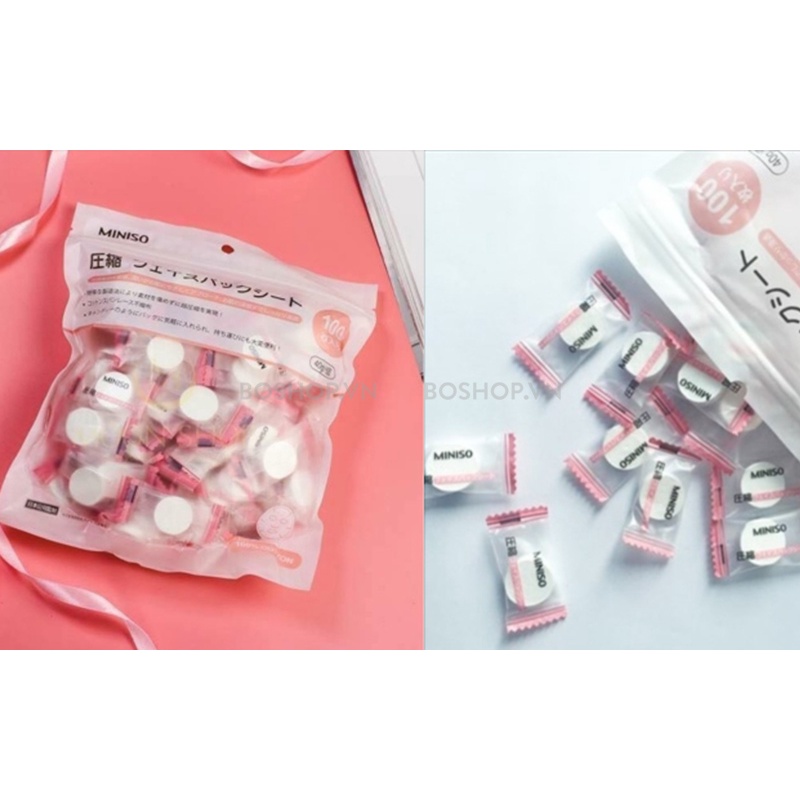 Mặt Nạ Giấy Nén Miniso