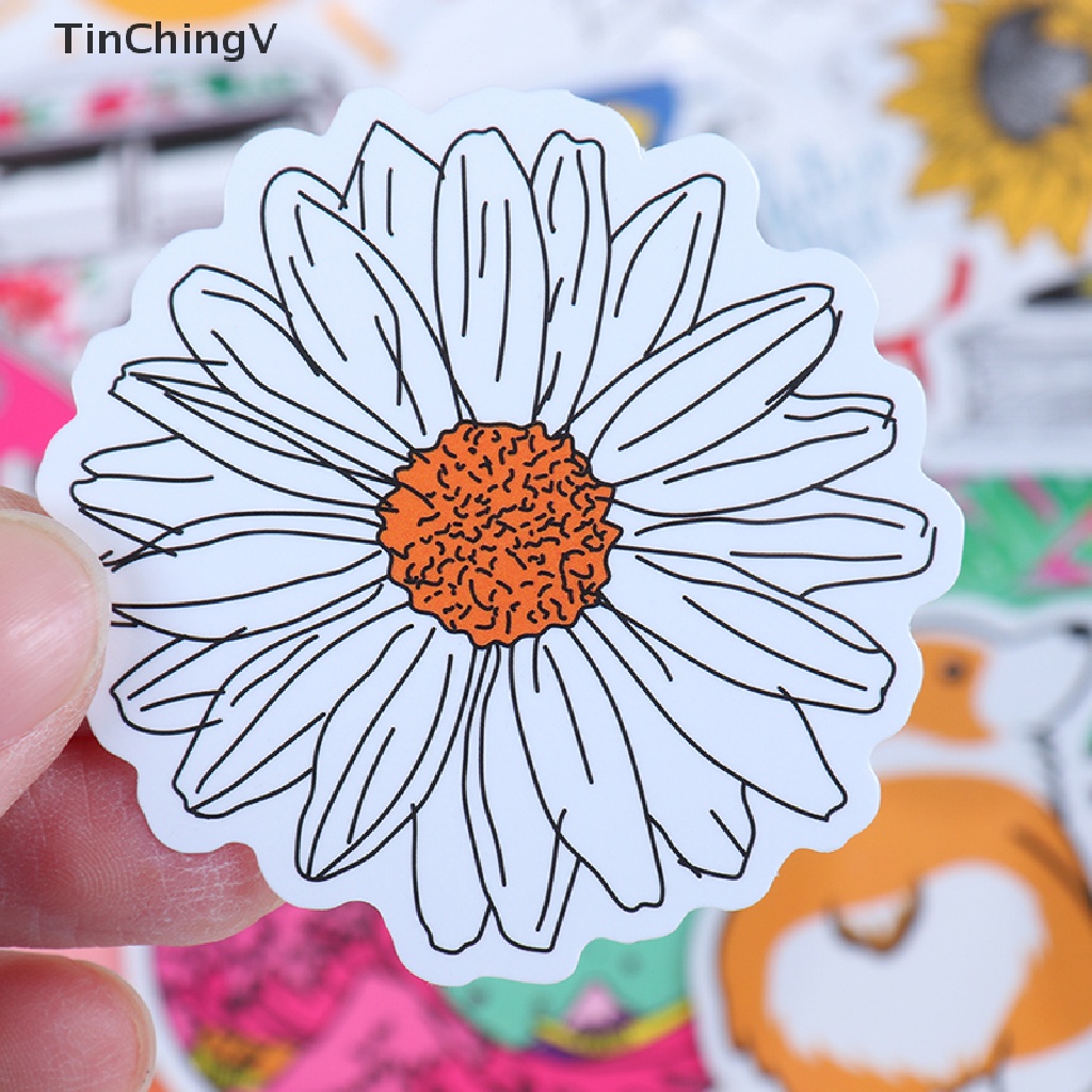 Bộ 50 Miếng Dán Hoạt Hình Kawaii Trang Trí Ván Trượt / Laptop / Vali / Xe Đạp / Xe Hơi