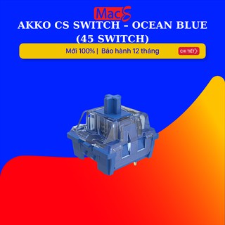 Bộ switch dành cho bàn phím cơ AKKO CS switch – Ocean Blue (45 switch) Hàng chính hãng