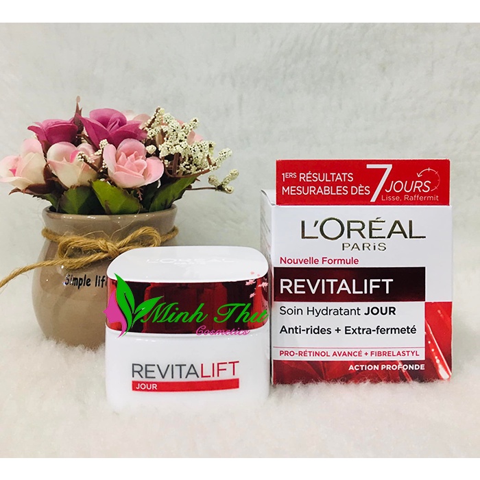 Kem L'Oreal Revitalift Soin Hydratant Jour 50ml - Dưỡng ẩm, chống lão hóa