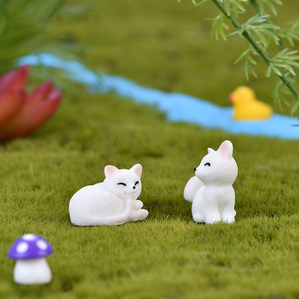 Mô Hình Nhím / Ếch / Mèo Bằng Nhựa Resin Thủ Công Trang Trí Tiểu Cảnh / Sân Vườn