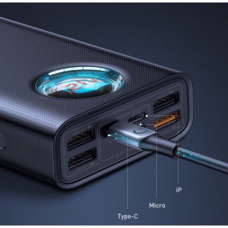 Pin Sạc Dự Phòng Baseus 65W Dung Lượng 30000mah Sạc Nhanh QC3.0 Cho Iphone Ipad Laptop