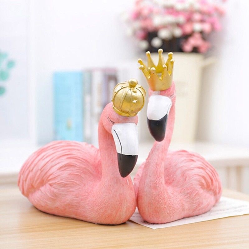 Mô hình chim hồng hạc sống động cho trang trí tiệc cưới