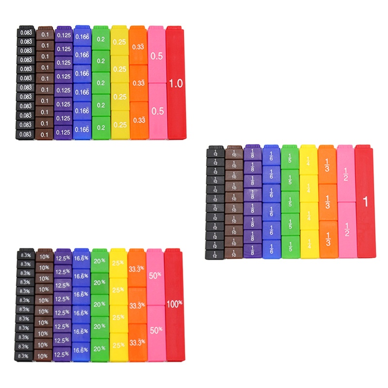 Khối Rubik Học Toán Bằng ABS Màu Cầu Vồng Độc Đáo Cho Học Sinh Tiểu Học