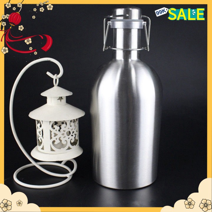 Bình Đựng Ủ Bia INOX 304 Dung Tích 2L cao cấp