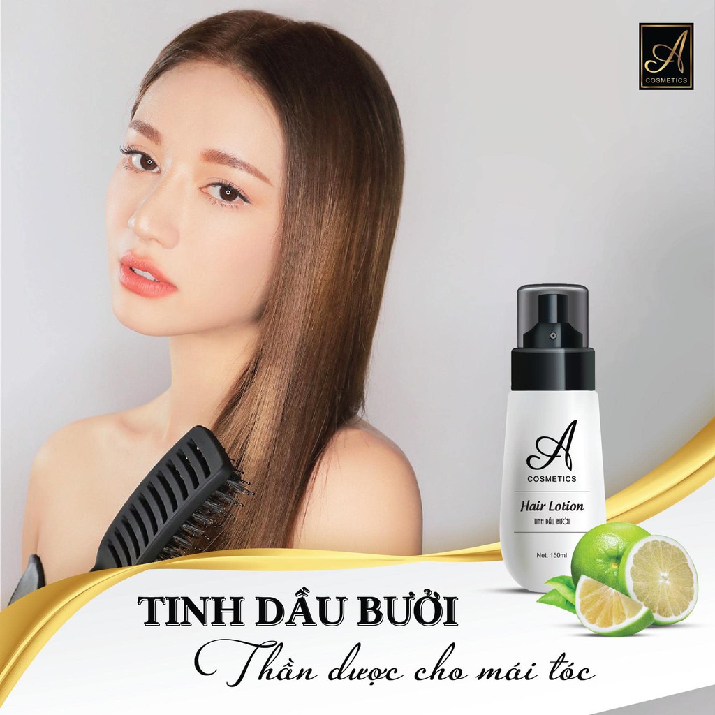 Xịt dưỡng tóc FREESHIP Xịt tóc tinh dầu bưởi A Cosmetics kích thích mọc tóc, phục hồi hư tổn cho tóc