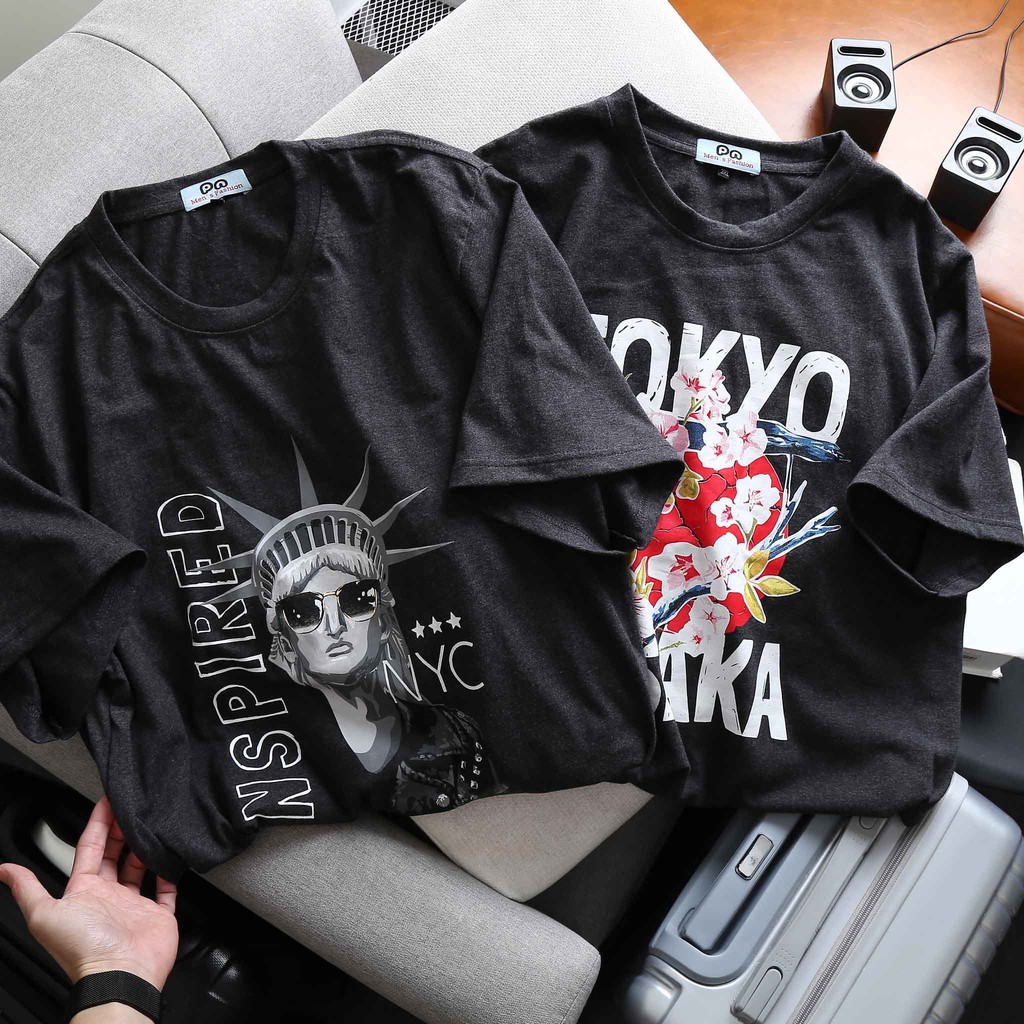 SALE SALE Áo thun nam bigsize tay ngắn cổ tròn bigsize &lt; 120kg  - tượng hình