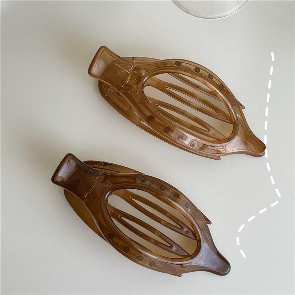 Kẹp Tóc Đuôi Vịt Bằng Acrylic Thời Trang Cho Nữ Giá Đỡ