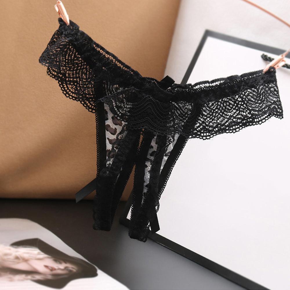 OCEANMAP Quần Lót Lọt Khe Họa Tiết Da Báo Gợi Cảm