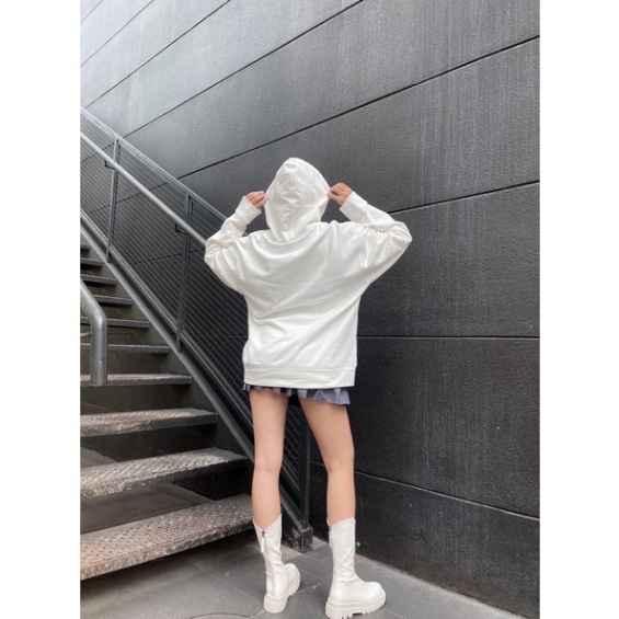 Áo Hoodie nỉ bông cao cấp hàng nhập | Winter Hoodie (White)