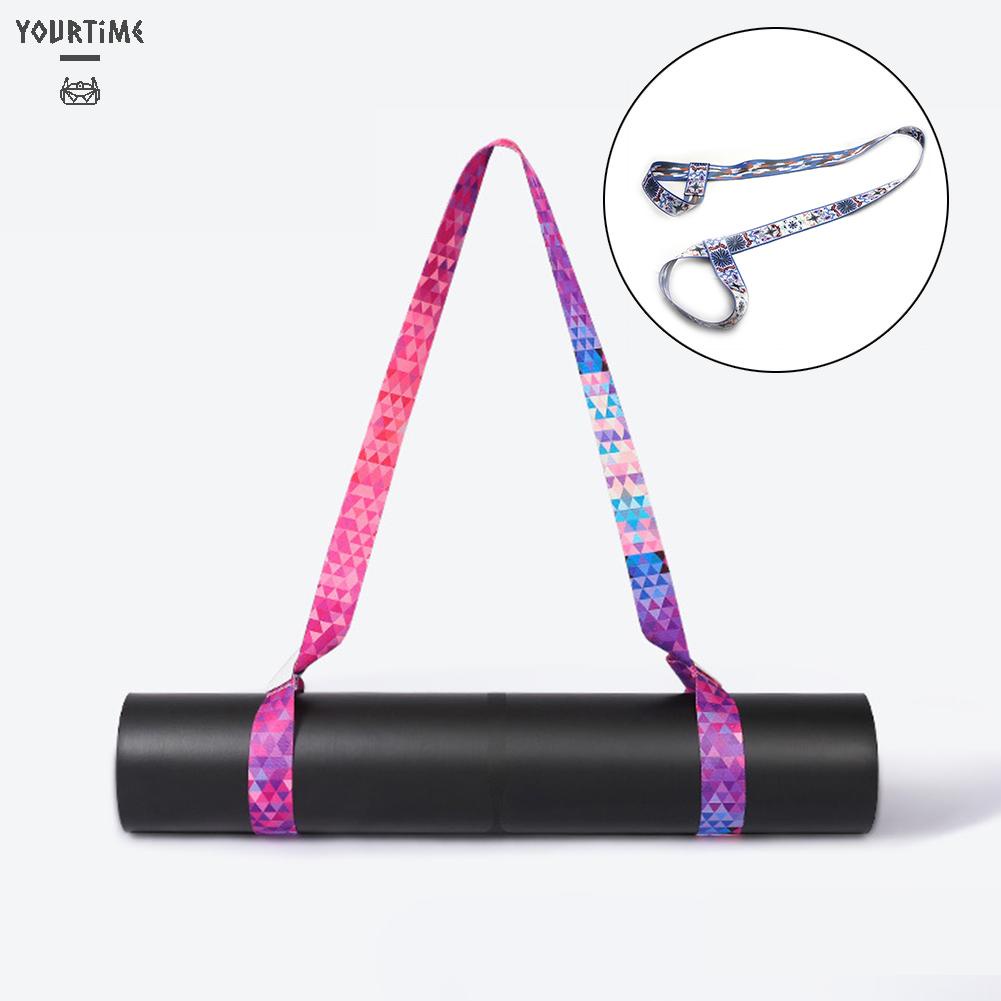Dây Đeo Thảm Tập Yoga Có Thể Điều Chỉnh In Họa Tiết