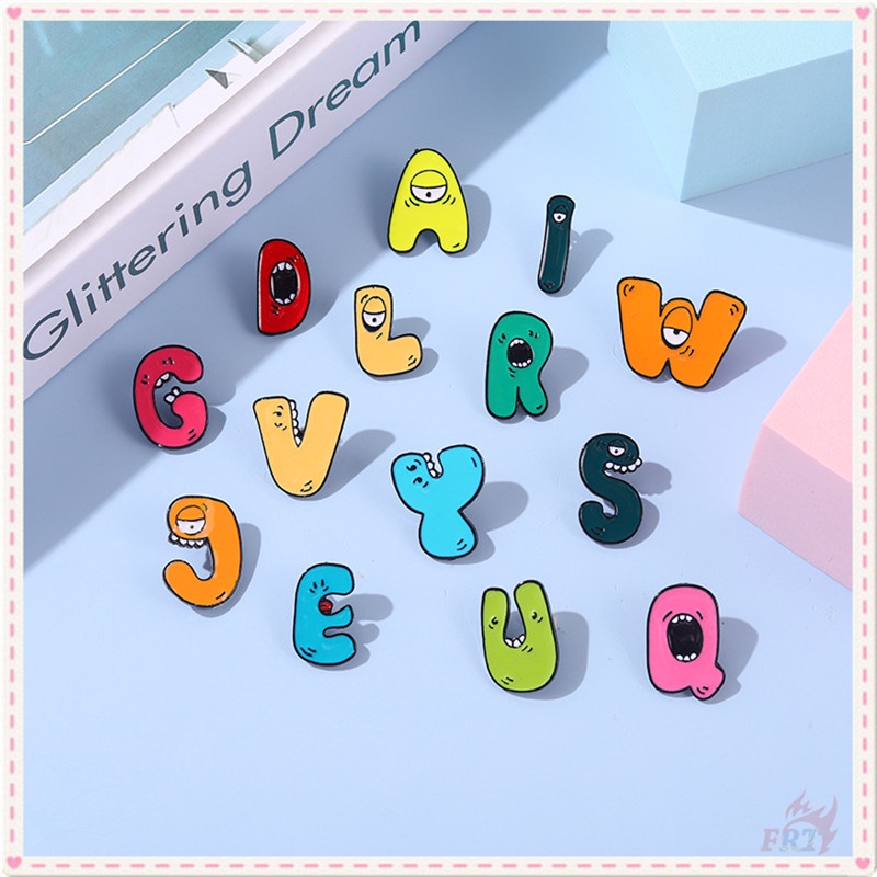 ★ Ghim Cài Áo Hình Quái Vật Hoạt Hình Đáng Yêu ★ 1 Huy Hiệu Tráng Men Cài Ba Lô