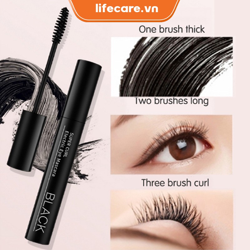 Mascara 3-color anti blooming Natural curl Encryption to lengthen eyelashes Long lasting waterproof mascara