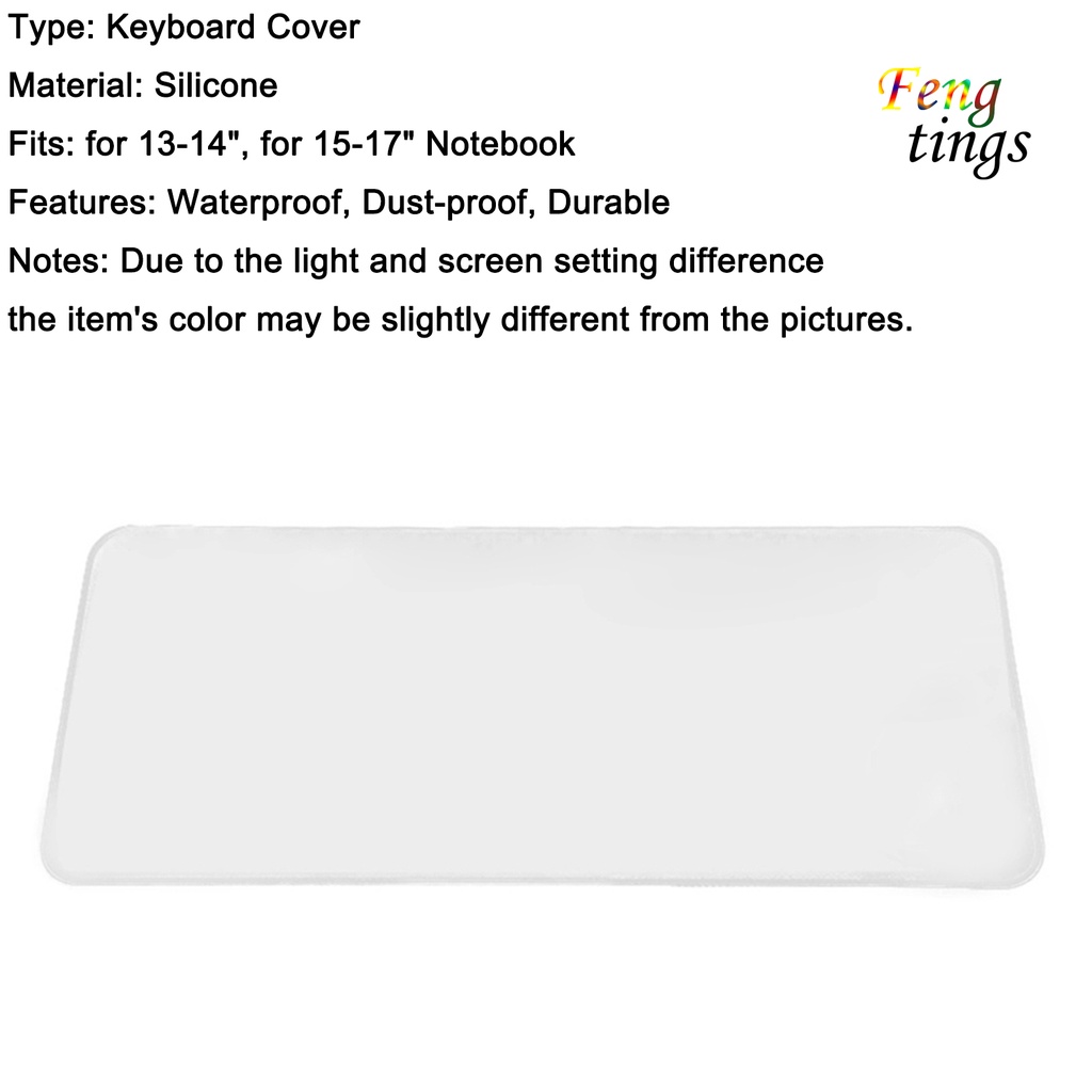 Vỏ bọc bàn phím bằng silicone siêu mỏng cho laptop