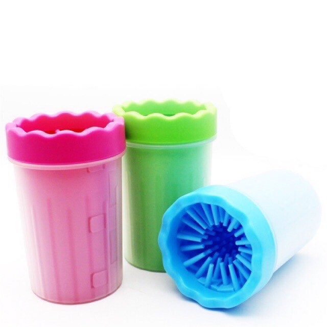 Cốc rửa chân thú cưng (màu xanh)