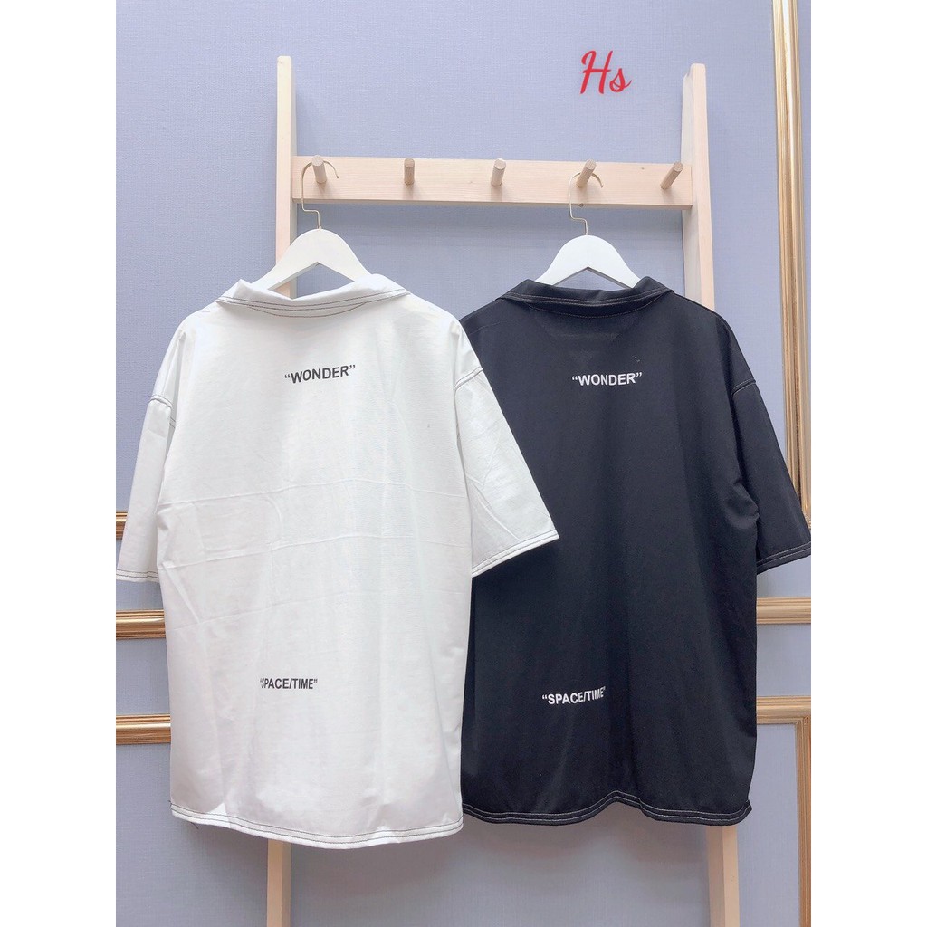 Áo Thun Polo Đầu Bò In Chữ Wonder Chất Su Mềm Có Ảnh Thật và Video M.Store