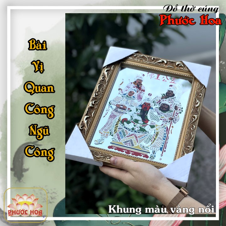 Hình thờ - Quan Công - Ngũ Công - Tâm Linh - Phong Thuỷ - Bàn Thờ Đẹp - Đồ thờ cúng Phước Hoa