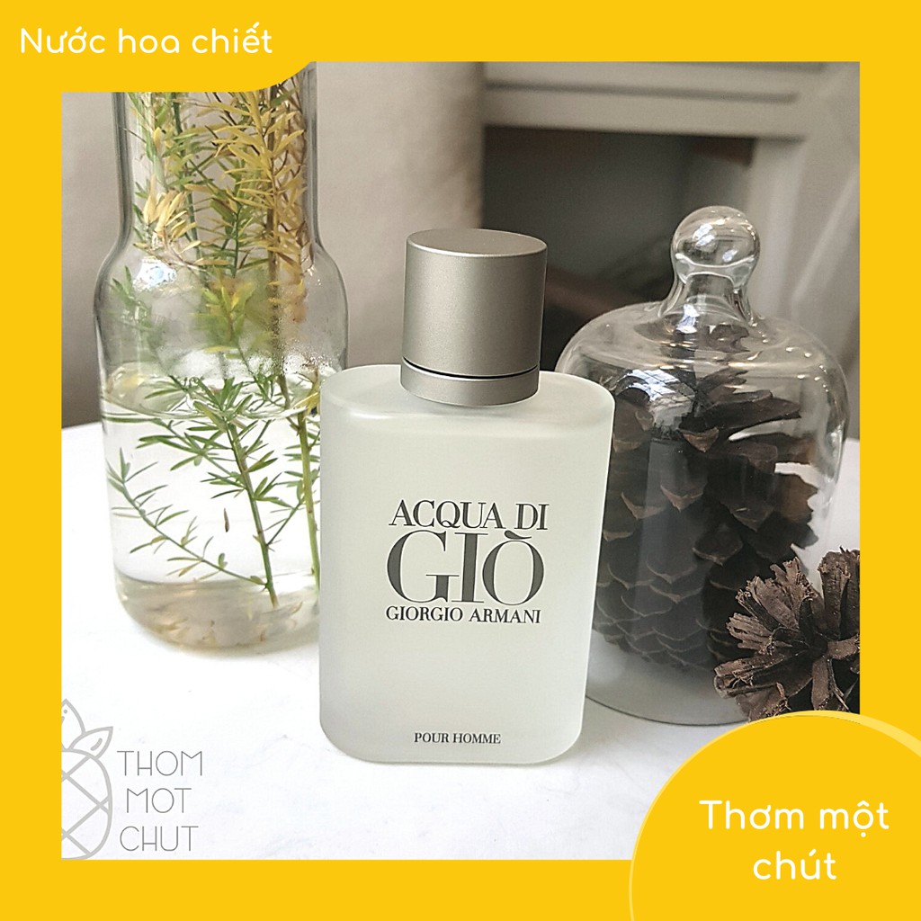 Thơm một chút - Nước hoa Acqua Di Giò Pour Homme [Mẫu thử 10ml ]
