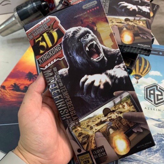 Kính Cường lực KINGKONG Nhám Gaming Chống Vân Tay Mồ Hôi hãng Wekome WK Iphone 11 12 13 14 Pro Max