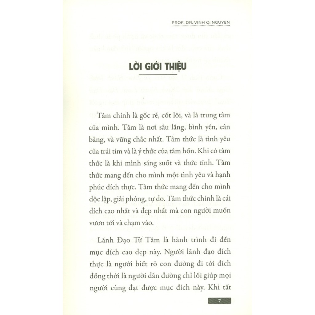 Sách - Lãnh Đạo Từ Tâm - Vinh Q. Nguyen