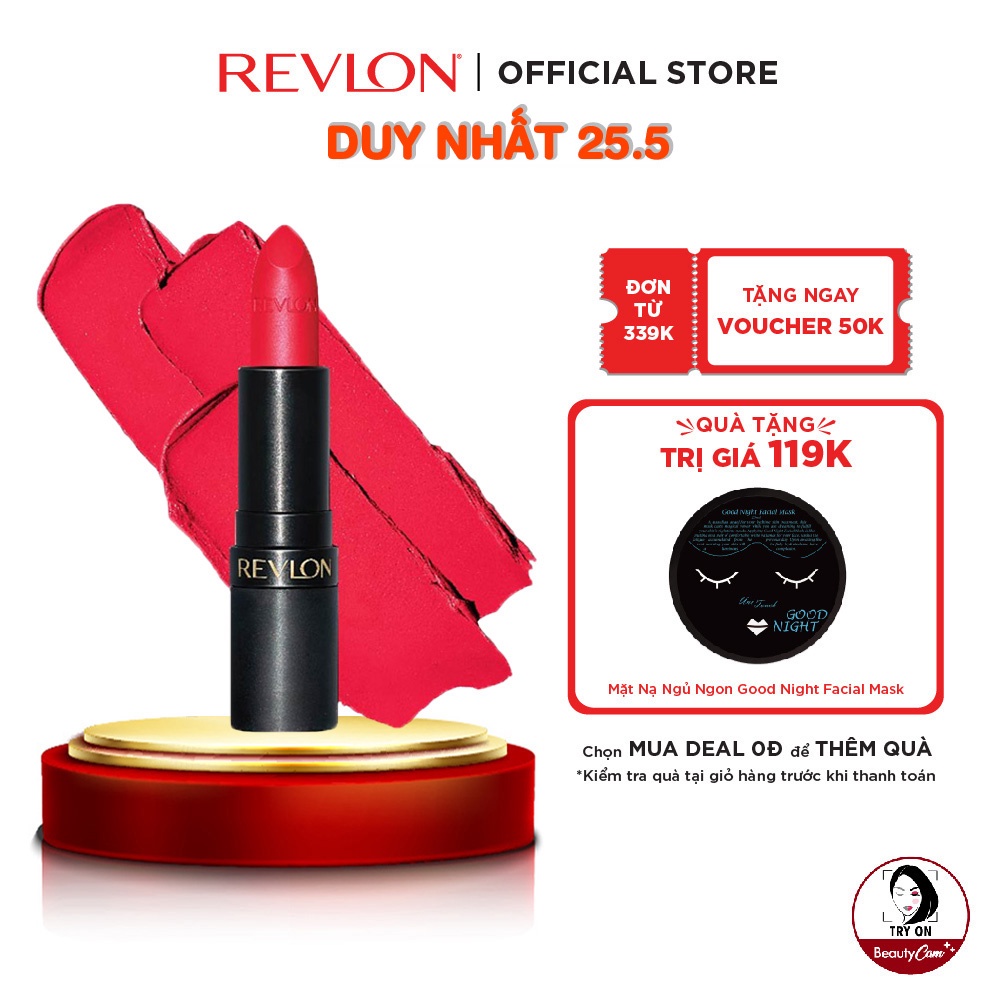 Son Lì Siêu Mịn Thương hiệu số 1 tại Mỹ Revlon Super Lustrous™Lipstick The Luscious Matte