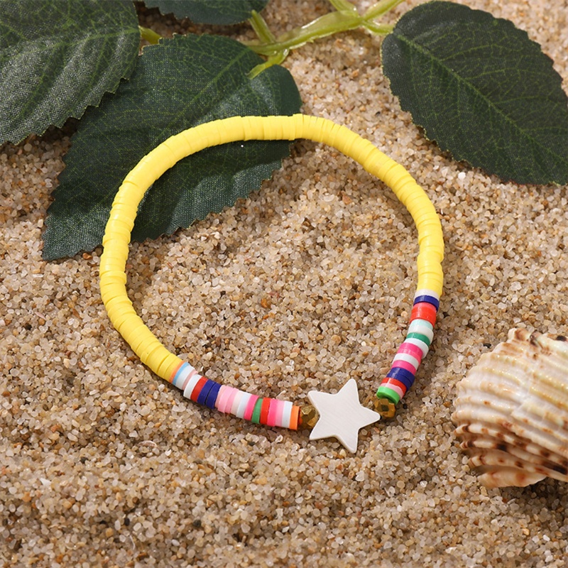 1 Hộp Hạt Đất Sét Polymer Nhiều Màu Sắc Để Làm Vòng Tay / Vòng cổ