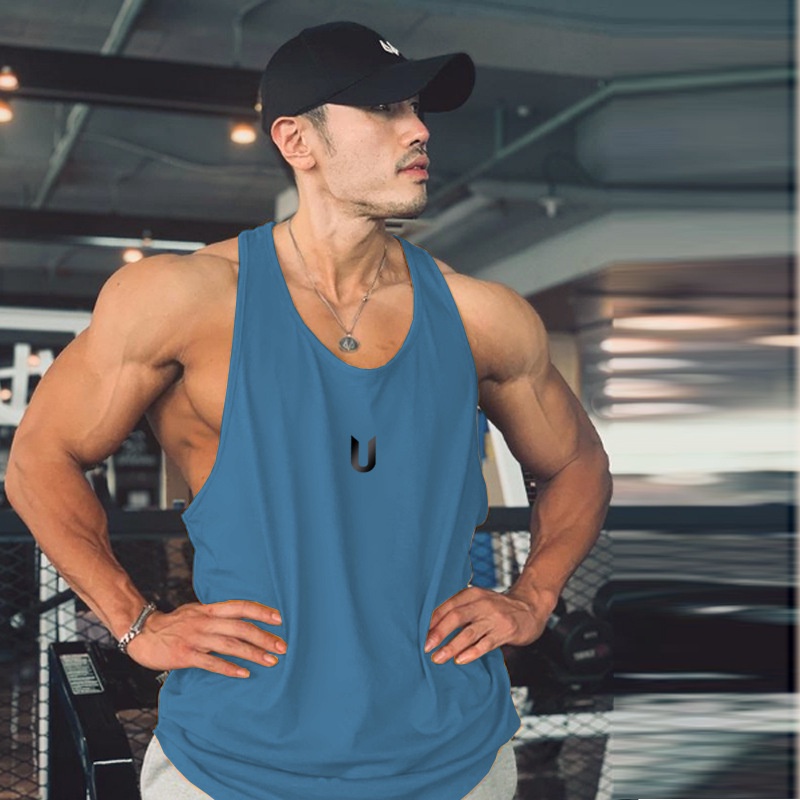 [GYMen]Áo Thun Ba Lỗ Thể Thao Nam 3 lỗ   giải trí  đàn hồi cao rộng rãi thoáng khí chạy bộ  tập thể dục  bóng rổ áo ba lỗ  rộng rãi  hút mồ hôi  cỡ lớn  huấn luyện ngoài trời  họa tiết
