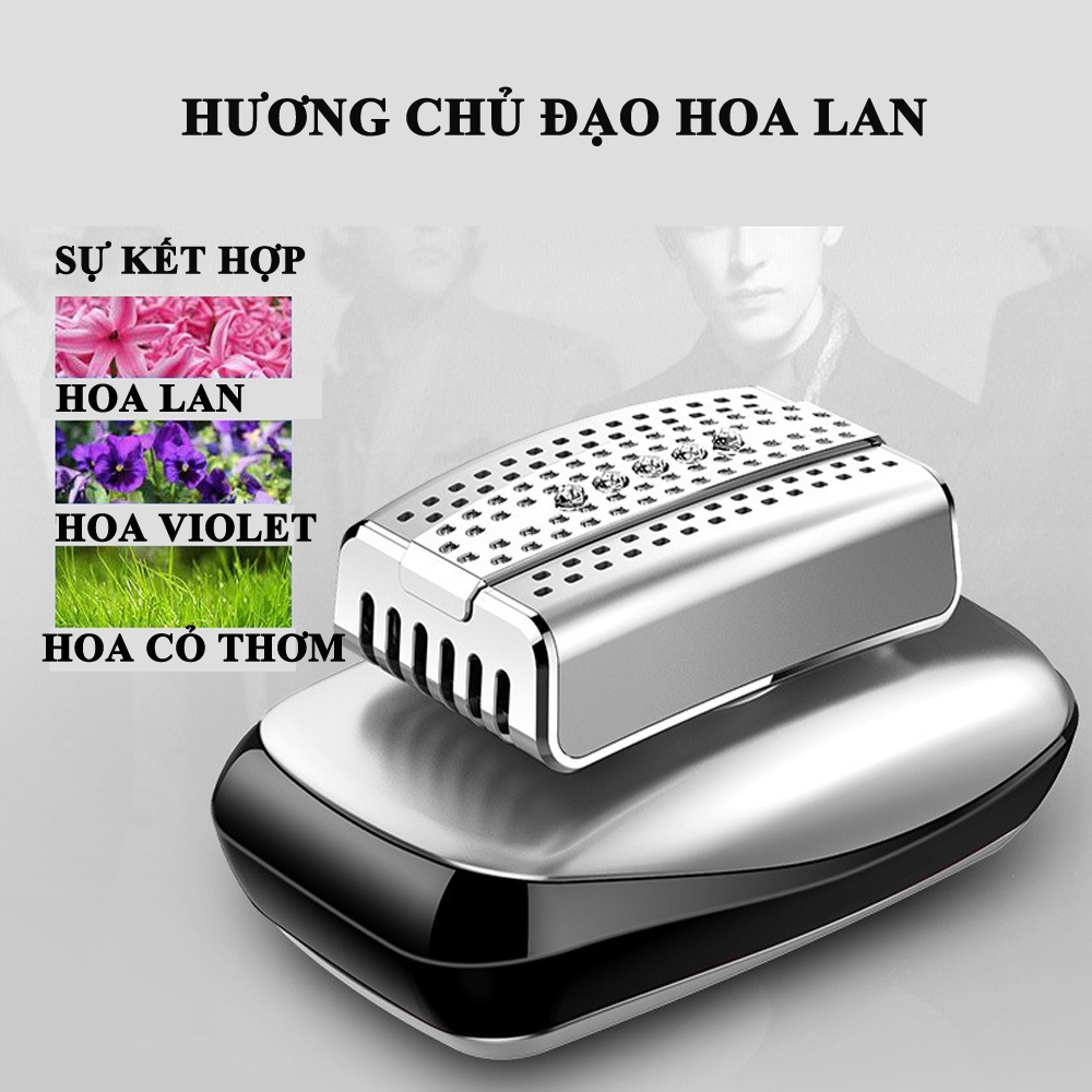 Nước hoa ô tô ĐÍNH ĐÁ tinh dầu xe hơi cao cấp đặt taplo ô tô khử mùi chống say xe hoàn toàn từ thiên nhiên