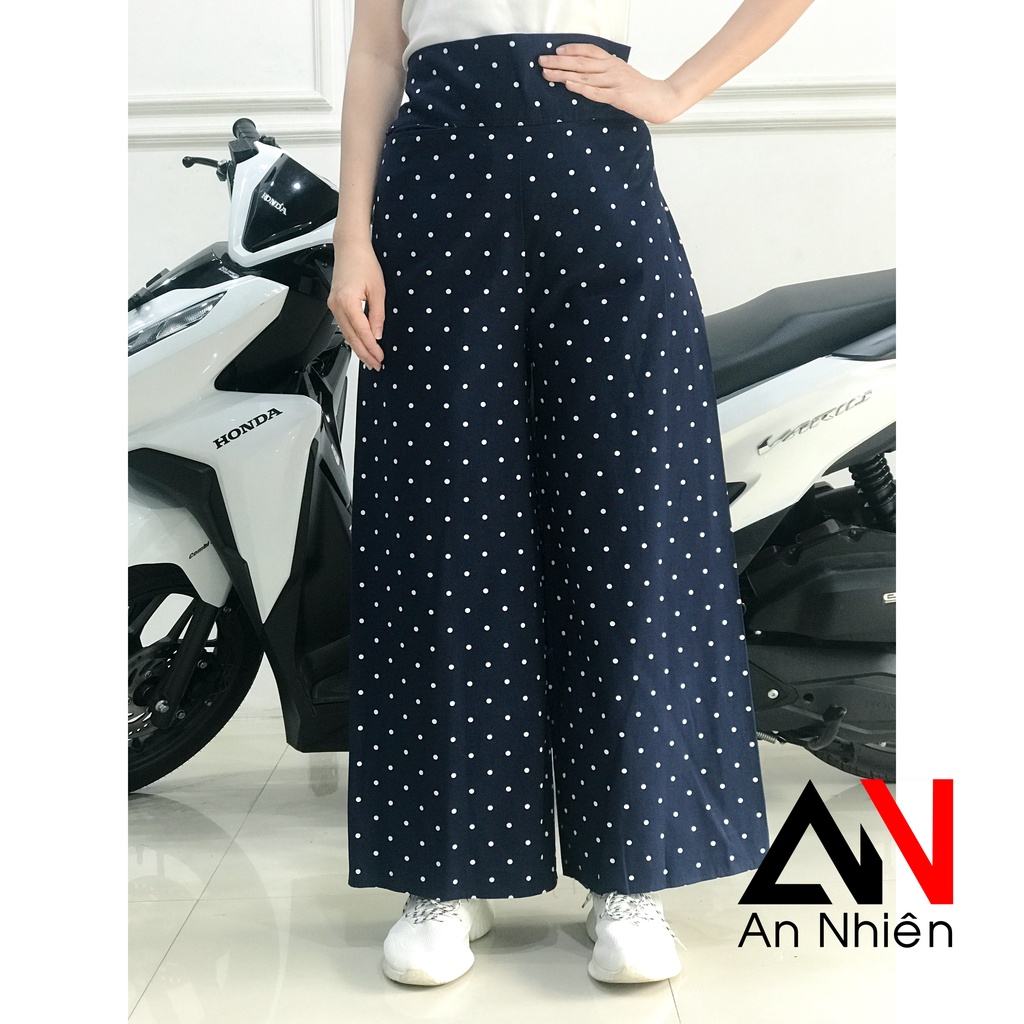 Quần chống nắng ống rộng chất liệu mềm mại co giãn tốt có túi ống quần rộng cố định bằng băng dính kết hợp nút bấm
