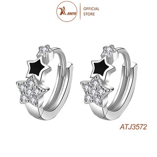 Bông tai bạc hình ngôi sao phong cách thời trang Hàn Quốc ANTA Jewelry - ATJ3572