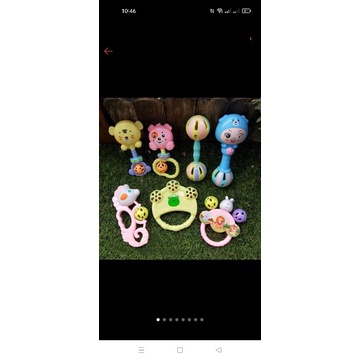 Bộ đồ chơi xúc xắc cho bé 7 món ( Hàng chuẩn)