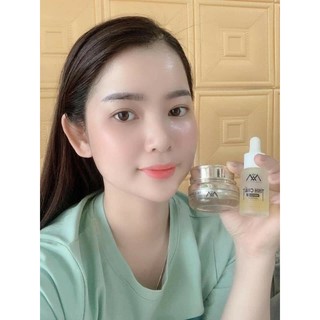 Combo Kem Face Collagen Tinh Chất Cá Hối Ampoule Chính Hãng