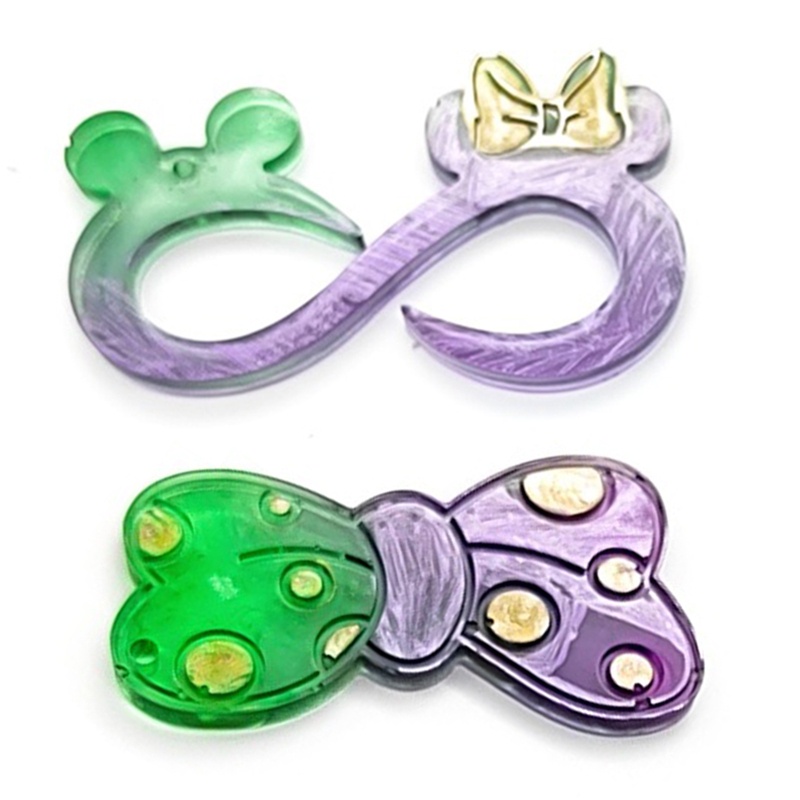 Khuôn Silicone Làm Trang Sức Có Lỗ Treo DIY