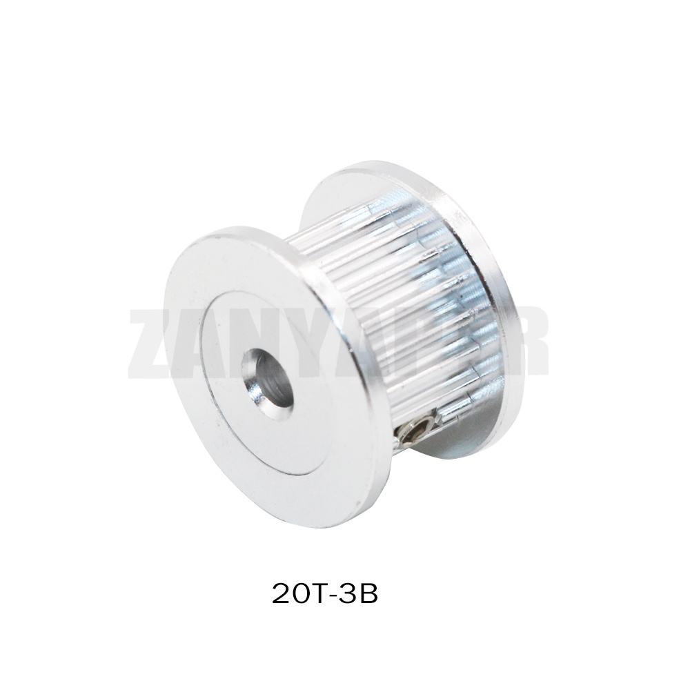 Dây Ròng Rọc Bằng Nhôm GT2 16T 20T Răng 3mm 5mm 8mm Cho Máy In 3D 6mm