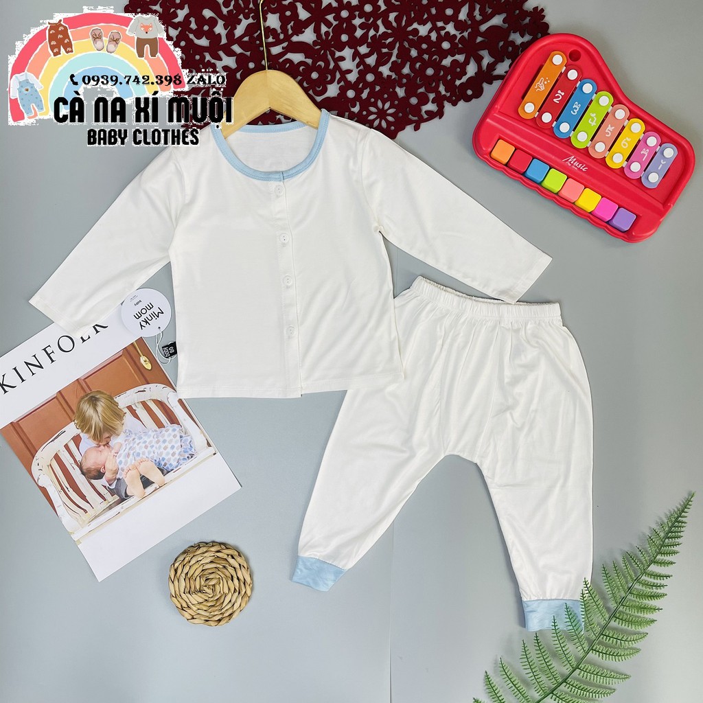 Bộ Minky Mom Quần Đũng Dài TayFREE SHIP SIZE(7-18kg) Thun Lạnh Hàng Chuẩn Dể Thương Cho Bé