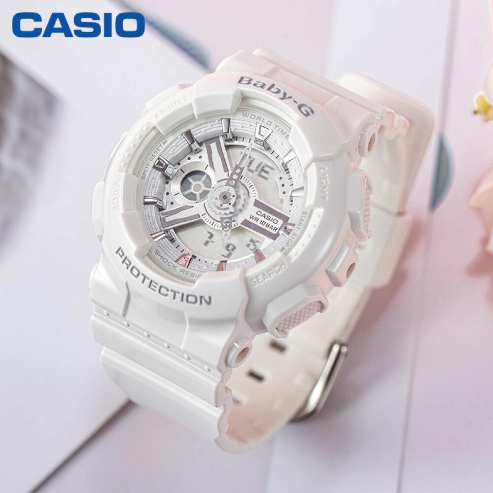 Đồng hồ nữ dây nhựa Casio Baby-G chính hãng Anh Khuê BA-110-7A3DR