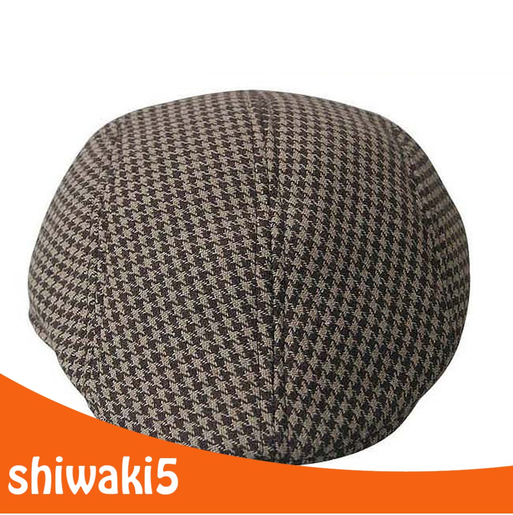 Mũ Beret Họa Tiết Houndstooth Cho Bé Trai Và Bé Gái