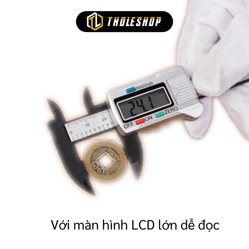 Thước Điện Tử - Thước Kẹp Kỹ Thuật Số Vernier Caliper Đo Đường Kính Sợi Nhựa 6232